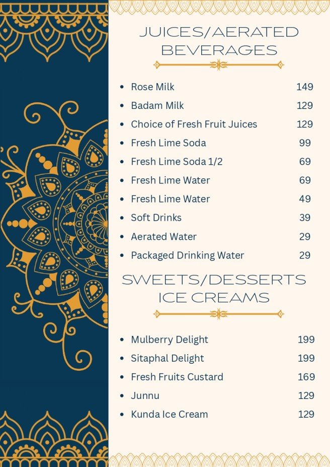 Aahwanam Menu 5