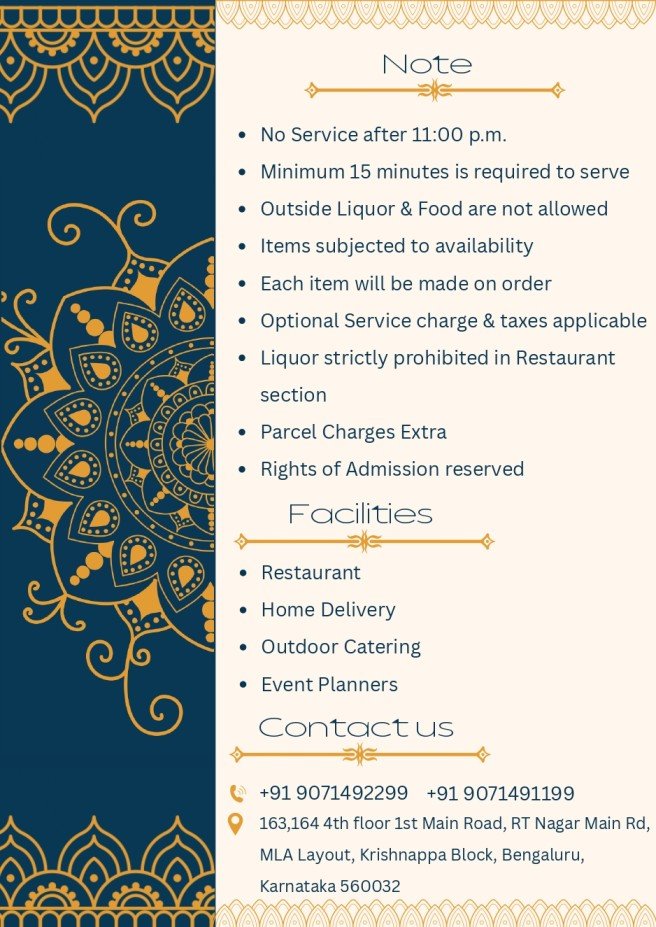 Aahwanam Menu 6